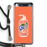 S(peach)less: Samsung Galaxy A80 Transparant Hoesje met koord