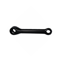 Linkse crank 150mm zwart