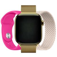 Apple Watch Voordeelbundel - Esmée - 44, 45, 46 & 49mm - SM Apple Watch Voordeelbundel - Esmée - 44, 45, 46 & 49mm - SM