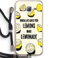 Lemonade: Samsung Galaxy J3 (2016) Transparant Hoesje met koord