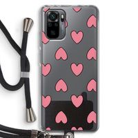 Ondersteboven verliefd: Xiaomi Redmi Note 10 Pro Transparant Hoesje met koord