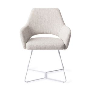 Jesper Home Yanai eetkamerstoel Pigeon beehive white