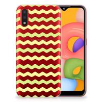 Samsung Galaxy A01 | TPU bumper | Waves Yellow