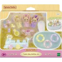 Miniatuurbeeldjes - SYLVANIAN FAMILIES - 5707 - The Creme Rabbit drieling en badaccessoires
