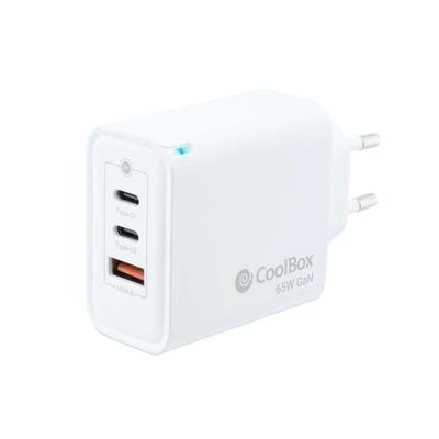 Oplader CoolBox LBP246DW Wit 65 W Oplader CoolBox LBP246DW Wit 65 W
