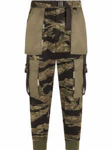 Dolce & Gabbana pantalon fuselé à motif camouflage - Noir