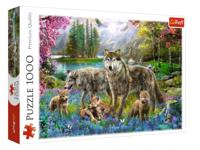 Puzzel 1000 pcs - Wolven bijeenkomst