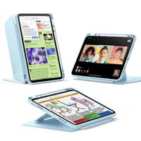 iPad 10th Generation Flip Magnetic Case with Pencil Holder - Sky Blue