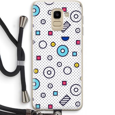8-bit N°9: Samsung Galaxy J6 (2018) Transparant Hoesje met koord