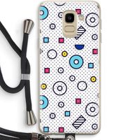 8-bit N°9: Samsung Galaxy J6 (2018) Transparant Hoesje met koord
