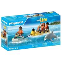 Playmobil 71905 Moto d'acqua, Banana Boat e 4 personaggi, My Life Beach Holidays, 22 pezzi, dai 4 anni in su