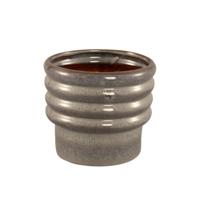 PTMD bloempot melisa keramiek xs taupe 11 cm | 12 stuks