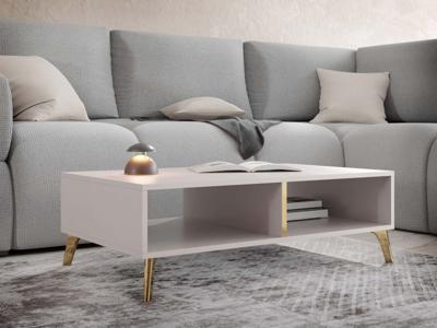 Salontafel PICSOU 100 cm kasjmier/goud