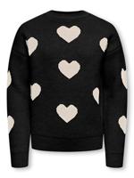 Kids ONLY winter sweater meisjes - zwart - KogNaja - regular fit, gebreid