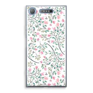Sierlijke bloemen: Sony Xperia XZ1 Transparant Hoesje