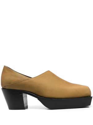 Eckhaus Latta mules 60 mm à bout carré - Vert