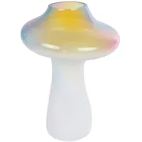 Beeld paddenstoel glas 17 cm | 12 stuks