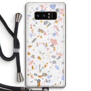 Terrazzo N°8: Samsung Galaxy Note 8 Transparant Hoesje met koord