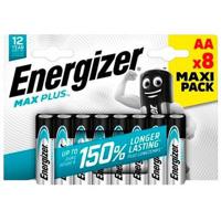 Energizer Max Plus LR6/AA Alkaline batterijen - 8 stuks.