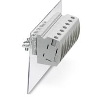 Phoenix Contact 3073500 Doorvoerklem 15.1 mm Schroeven Grijs 25 stuk(s)