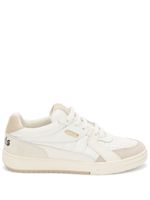 Palm Angels baskets University en cuir - Blanc