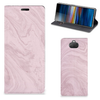 Sony Xperia 10 Standcase Marble Pink - Origineel Cadeau Vriendin