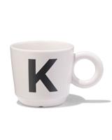 HEMA Aardewerk Mok 280ml Letter K