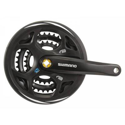 Shimano crankstel altus m311 7/8 speed 48x38x28t 175mm zwart blister
