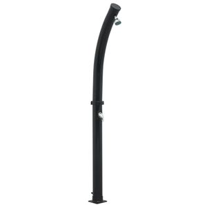 VidaXL Solardouche 20 l 214 cm zwart