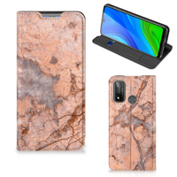 Huawei P Smart (2020) Standcase Marmer Oranje - thumbnail