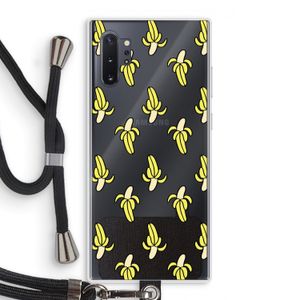 Bananas: Samsung Galaxy Note 10 Plus Transparant Hoesje met koord