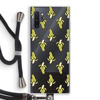 Bananas: Samsung Galaxy Note 10 Plus Transparant Hoesje met koord
