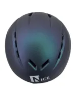 Nice Schaatshelm 022 Met Magnetische Sluiting (northern Light) S/m (55-58cm) Matt Metallic Northern Light