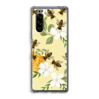 No flowers without bees: Sony Xperia 5 Transparant Hoesje