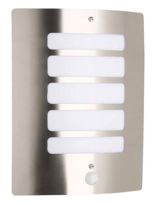 Brilliant RVS muurlampTodd met bewegingssensor - 47698/82