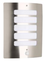 Brilliant RVS muurlampTodd met bewegingssensor - 47698/82