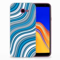 Samsung Galaxy J4 Plus (2018) | TPU bumper | Waves Blue