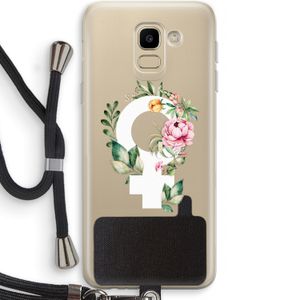 Venus: Samsung Galaxy J6 (2018) Transparant Hoesje met koord