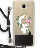 Venus: Samsung Galaxy J6 (2018) Transparant Hoesje met koord