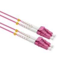 VALUE F.O. Kabel 50/125µm OM4, LC/LC, low-Loss connector , violet, 7 m