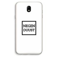 Negenduust vierkant: Samsung Galaxy J7 (2017) Transparant Hoesje Negenduust vierkant: Samsung Galaxy J7 (2017) Transparant Hoesje