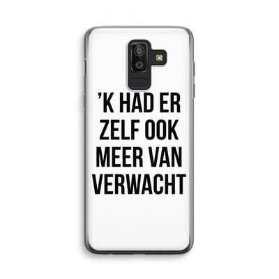 Meer verwacht: Samsung Galaxy J8 (2018) Transparant Hoesje