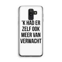 Meer verwacht: Samsung Galaxy J8 (2018) Transparant Hoesje
