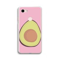Avocado: Google Pixel 3 XL Transparant Hoesje Avocado: Google Pixel 3 XL Transparant Hoesje