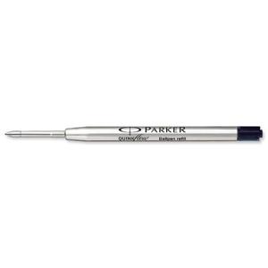 Parker QuinkFlow balpenvulling zwart medium