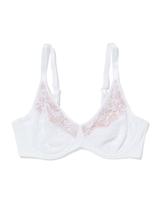 HEMA Niet voorgevormde kanten bh met beugel wit (wit)