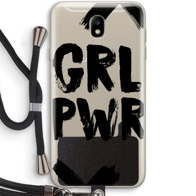 Girl Power #2: Samsung Galaxy J7 (2017) Transparant Hoesje met koord