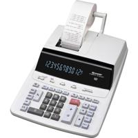 Sharp CS-2635 RHGY Bureaurekenmachine met printer Grijs Aantal displayposities: 12 werkt op het lichtnet (b x h x d) 250 x 87 x 345 mm