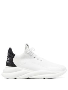 Philipp Plein baskets Runner Plein Hurricane à lacets - Blanc