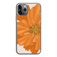 Orange Ellila flower: iPhone 11 Pro Transparant Hoesje